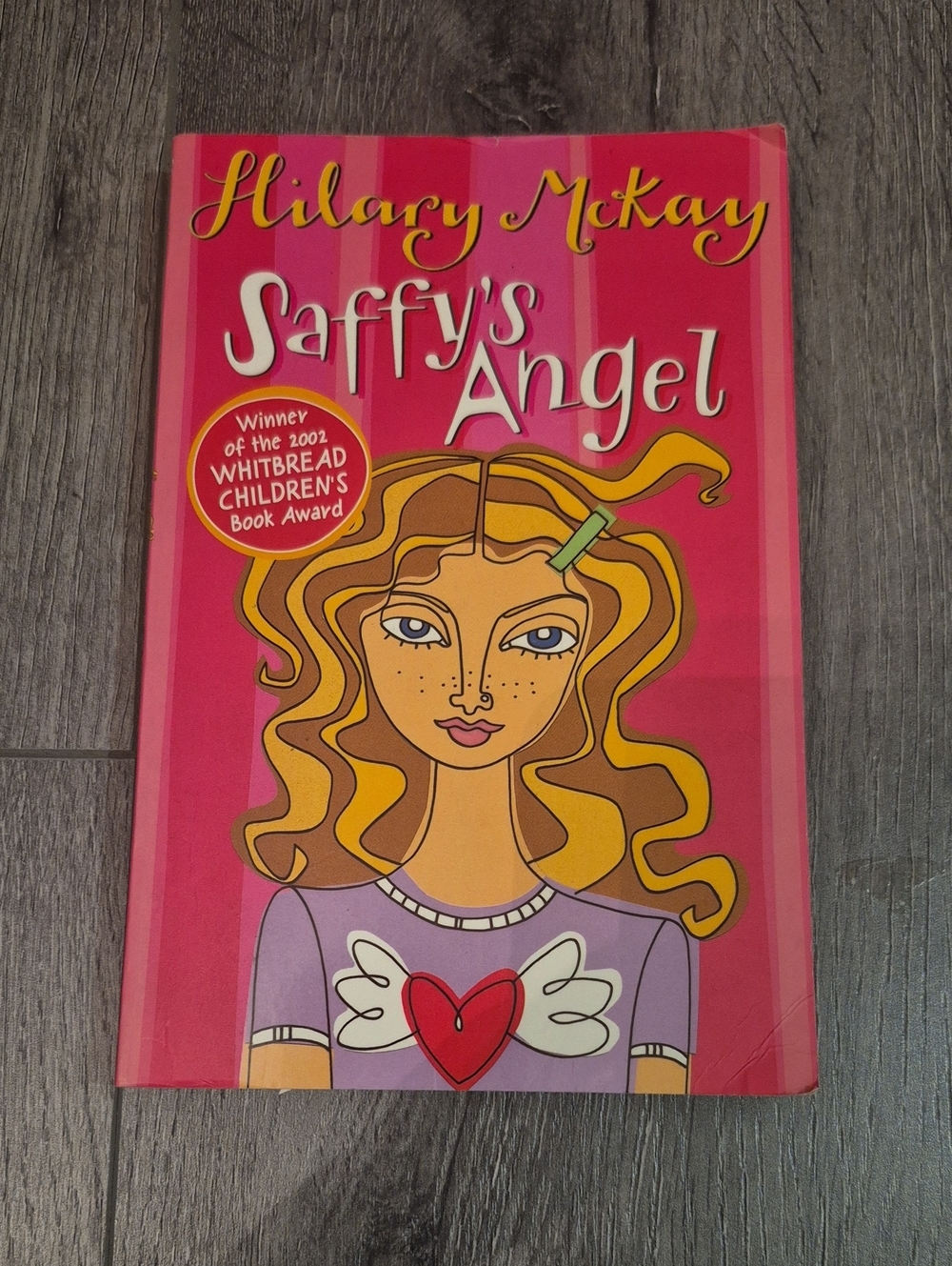 Saffy's Angel - Pink Cover By Hilary Mckay Book - Winner Of The 2002 Book Award
